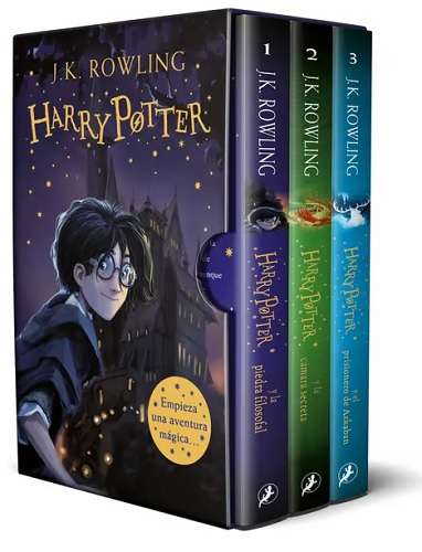 HARRY POTTER (ESTUCHE CON LAS TRES PRIMERAS NOVELAS) - imagen 1