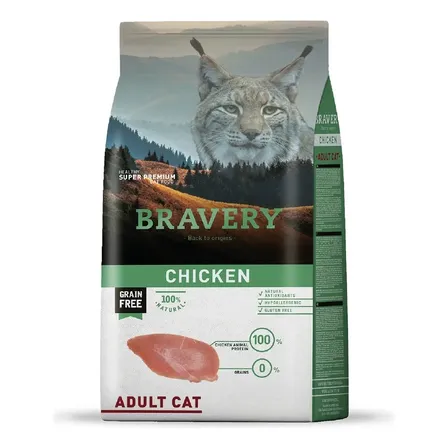 Bravery Sabor Pollo para Gato Adulto 7 Kg