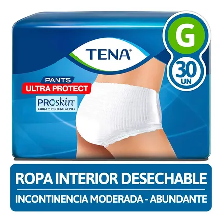 Pañal Adulto Calzon Tena Pants Ultraprotect Talla G 30 un Talla Grande