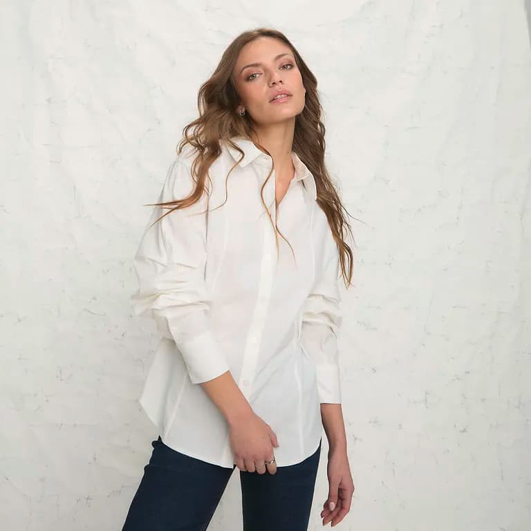 Camisa Manga Larga Mujer