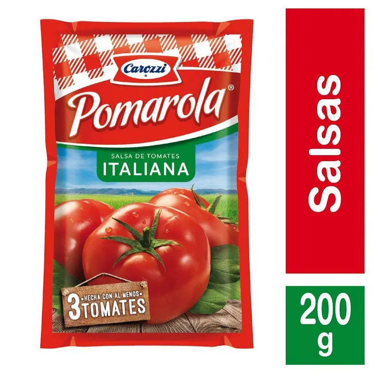 Salsa de Tomate Pomarola Italiana 200 g - imagen 1