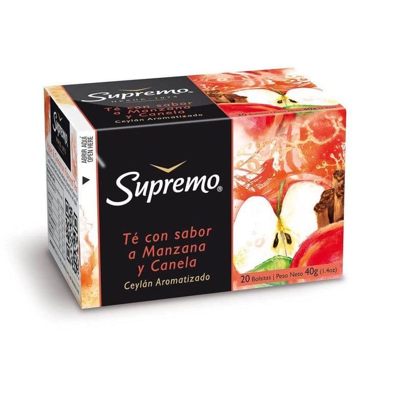 Té Supremo manzana canela 20 bolsitas - imagen 1