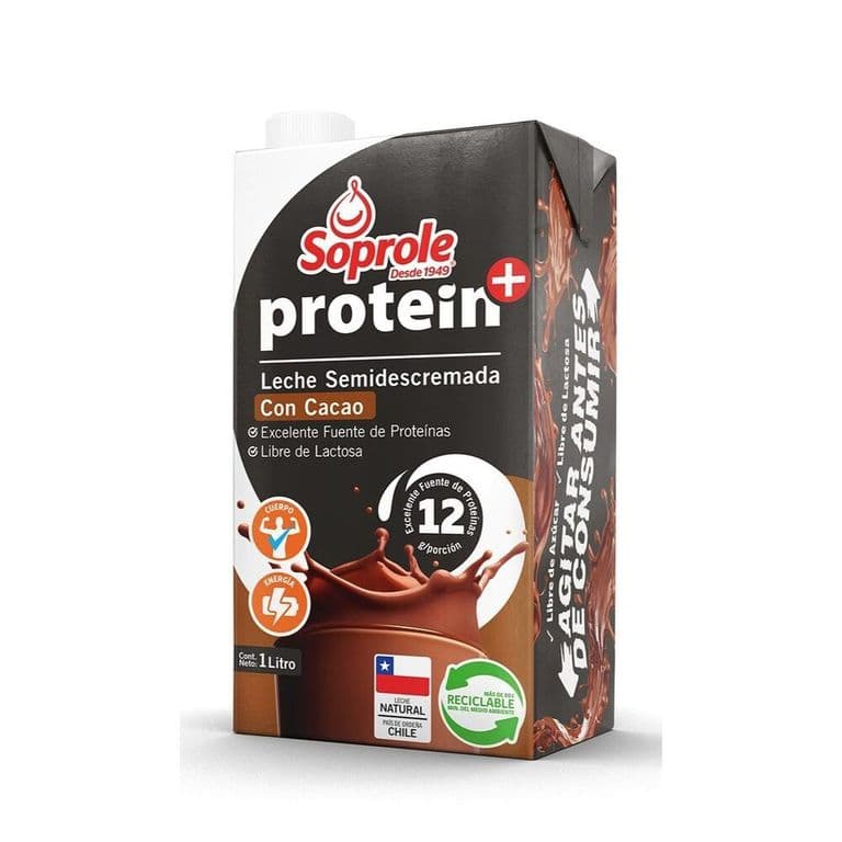 Leche Soprole Proteína Chocolate 1 L