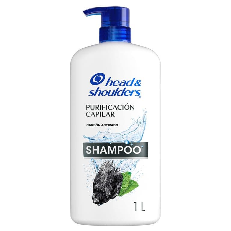 Shampoo Head & Shoulders purificación capilar 1 L - imagen 1