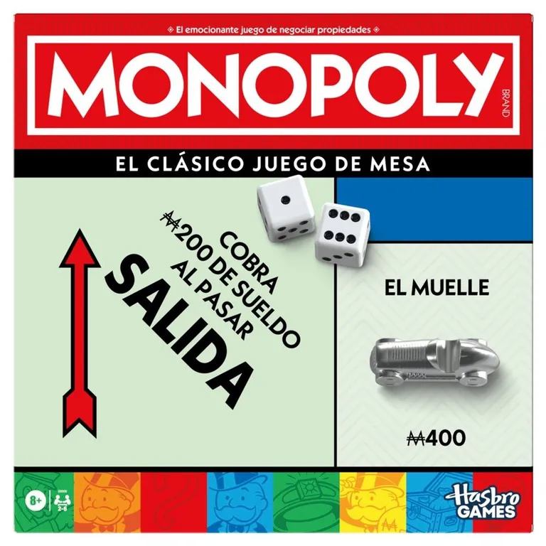 Juego De Mesa Monopoly Clasico Hasbro - imagen 1