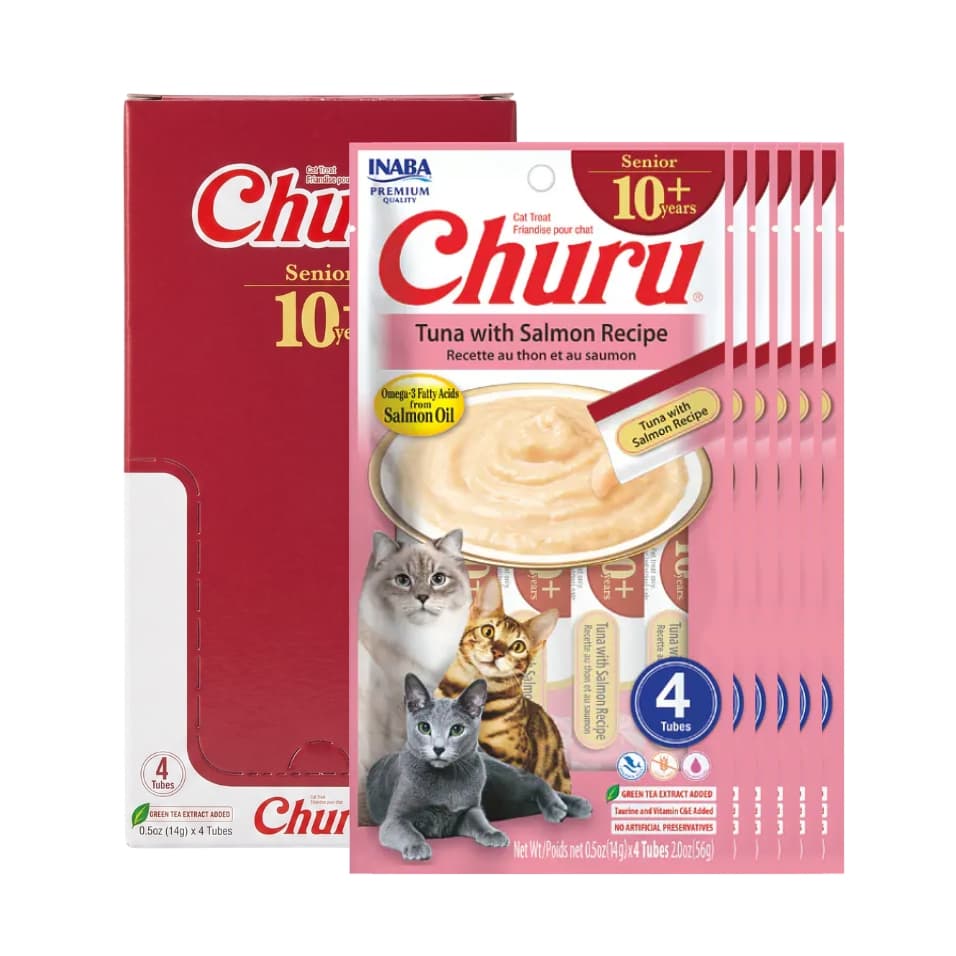 CAJA CHURU CAT SENIOR ATUN&SALMON (4TUBOS)(USA694)