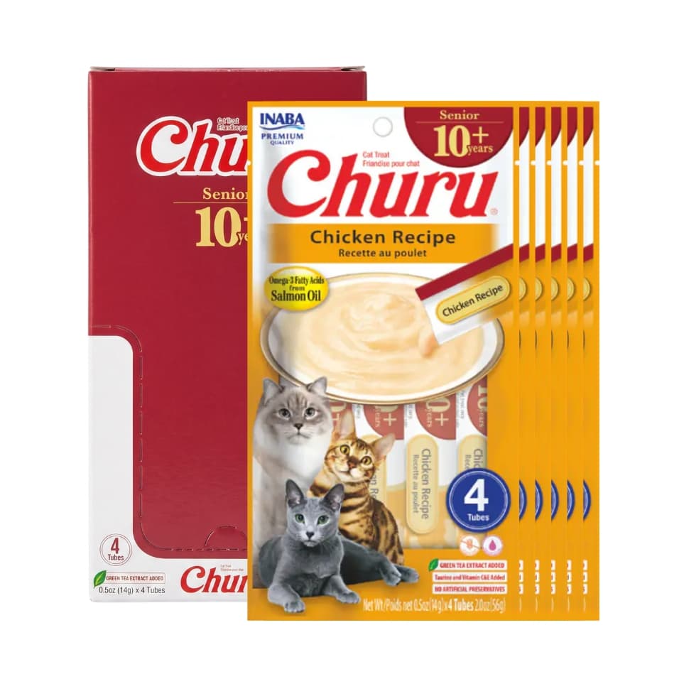 CAJA CHURU CAT SENIOR POLLO (4TUBOS)(USA695)