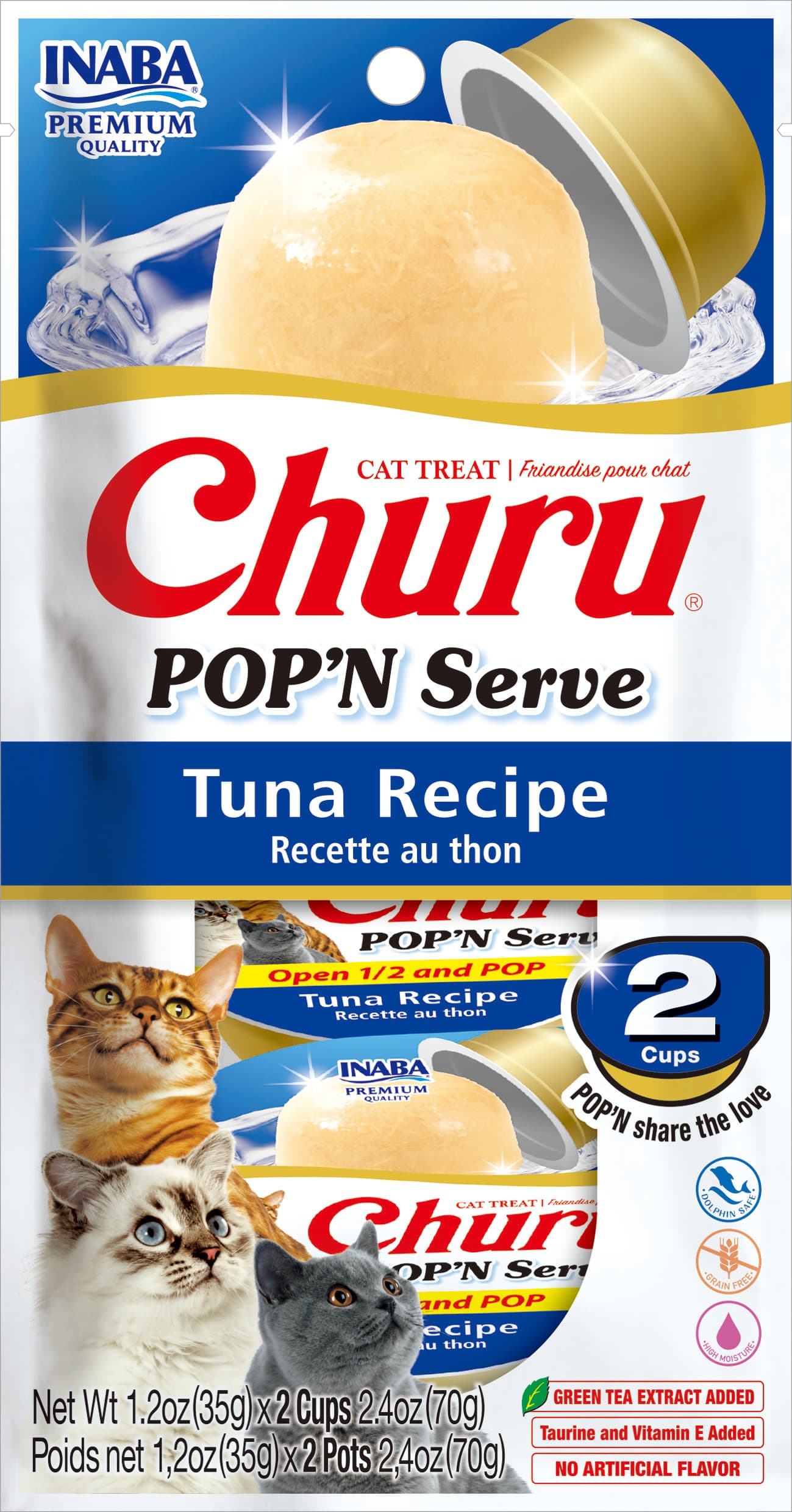 CHURU POP’N SERVE TUNA 70 GR (USA751)